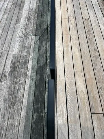 Decking before and after