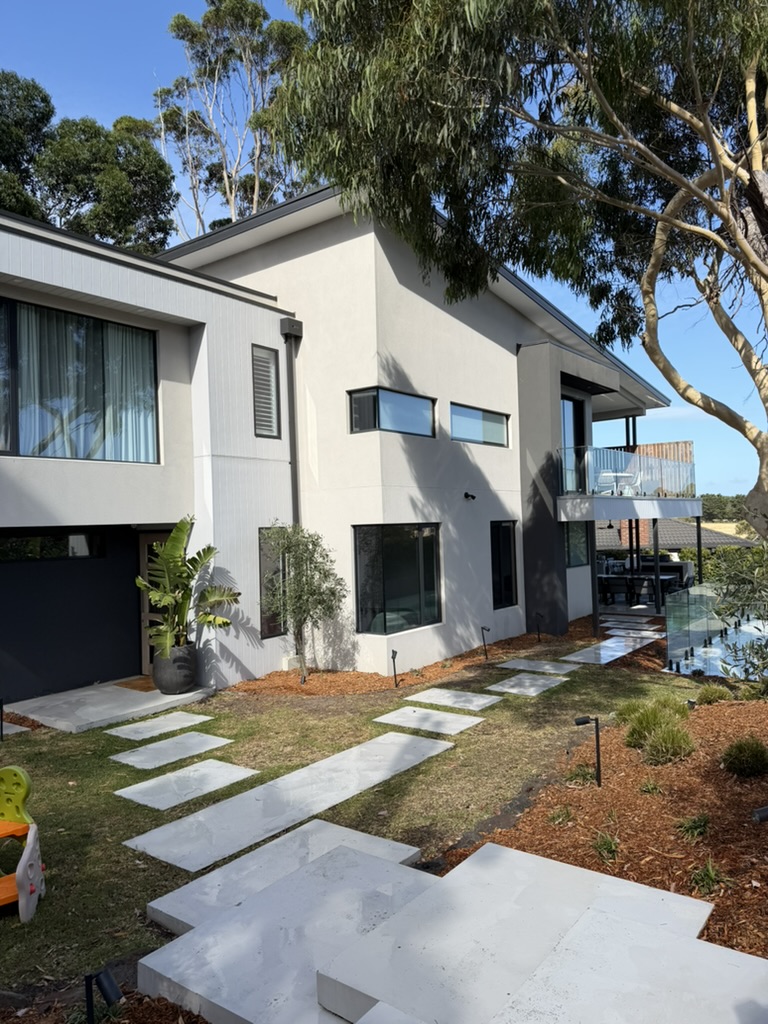 Facade and pressure wash